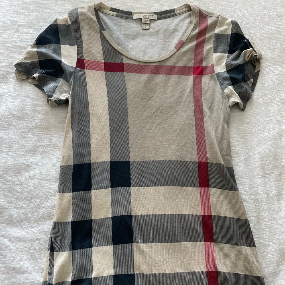 burberry brit short sleeve shirt top!